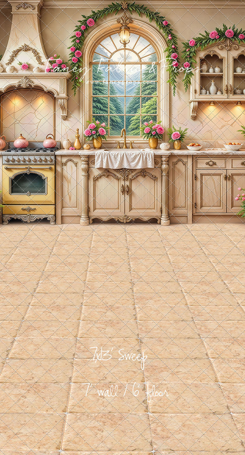 Rosewood Cottage Kitchen - With Sweep Option