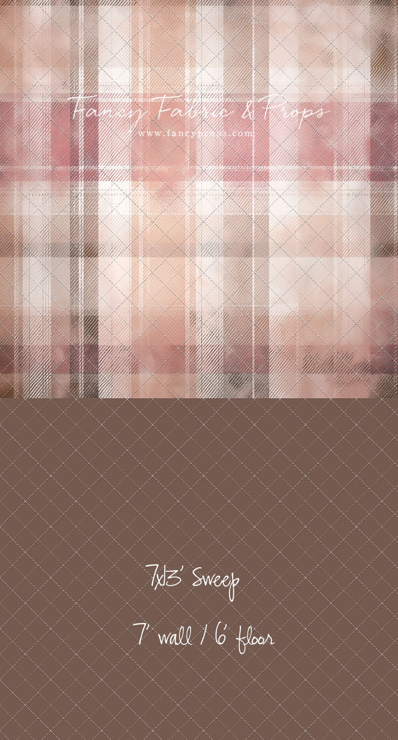Rosewood Plaid - With Sweep Option