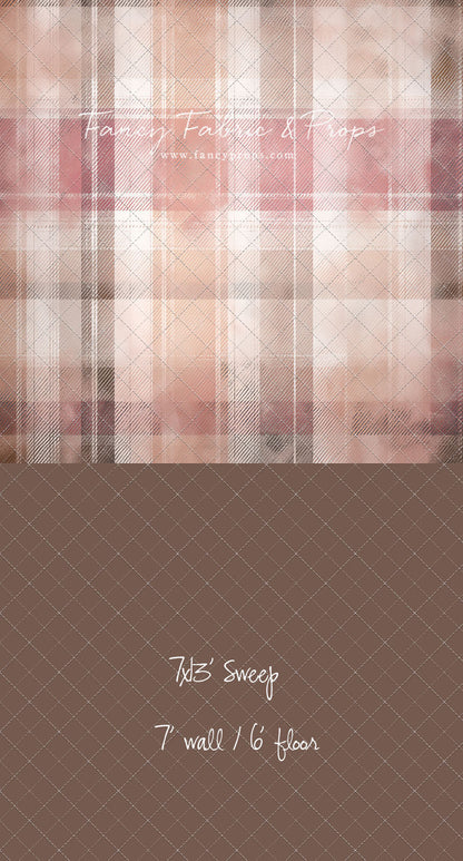 Rosewood Plaid - With Sweep Option