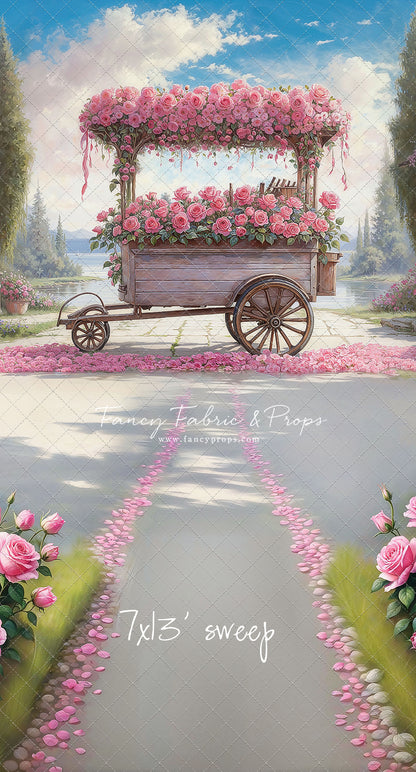 Rosy Blossom Cart - With Sweep Option