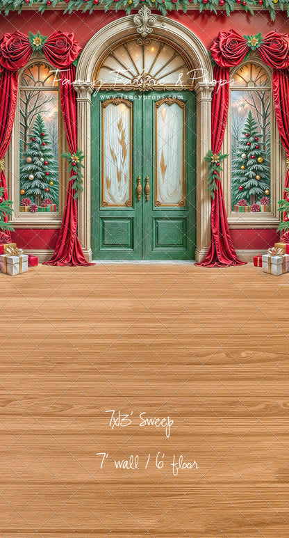 Rosy Holiday Hall - with Sweep Option