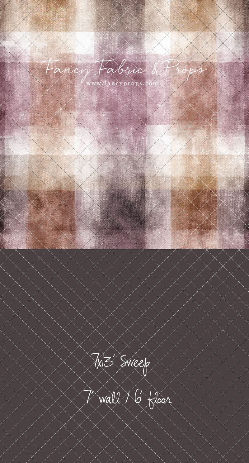 Rustic Plum Plaid - With Sweep Option