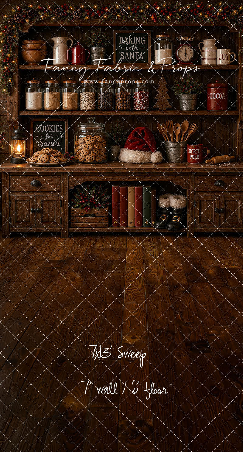 Santa's Cookie Cupboard - With Sweep Option