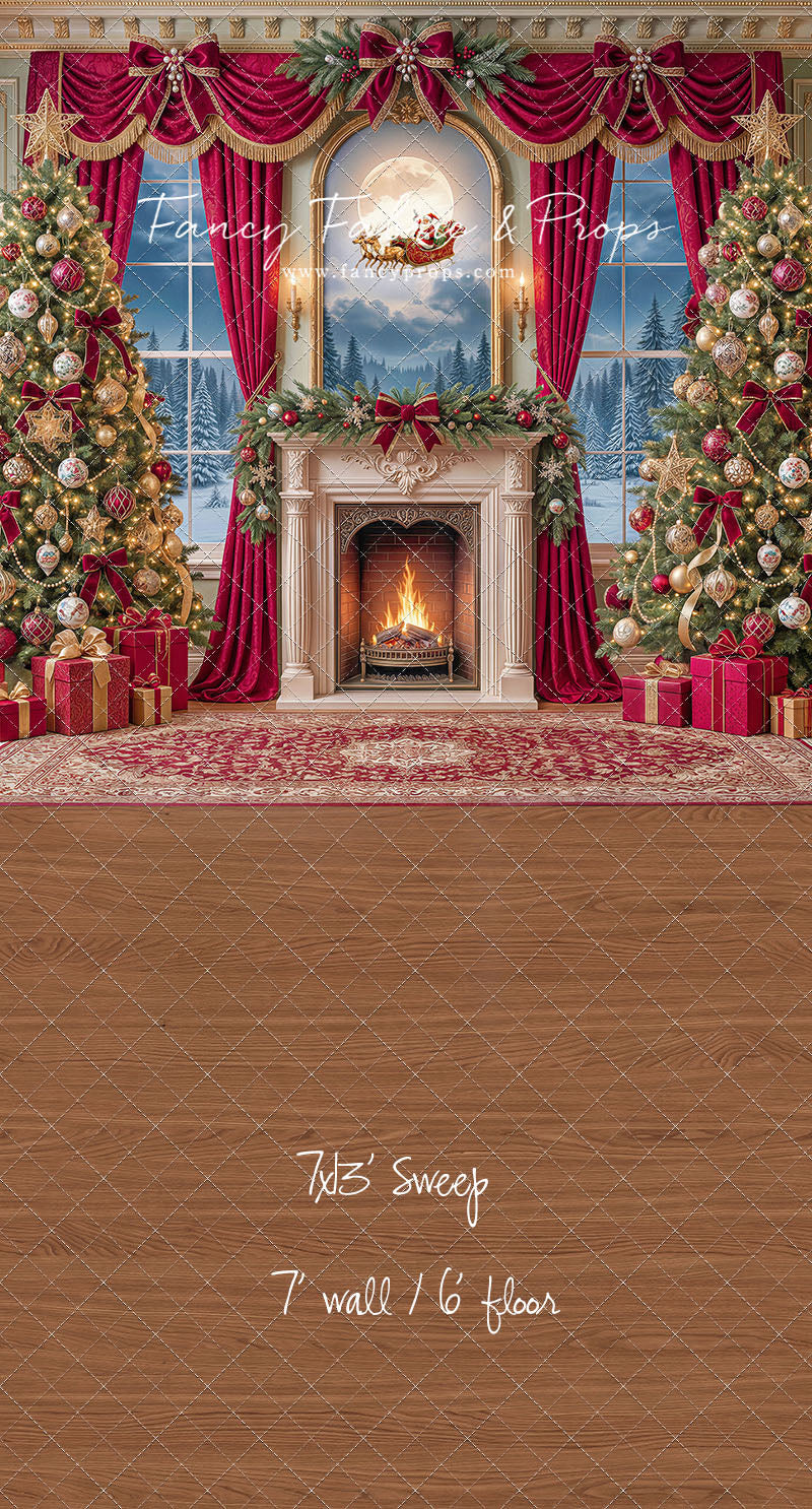 Santa's Midnight Flight - with Sweep Option
