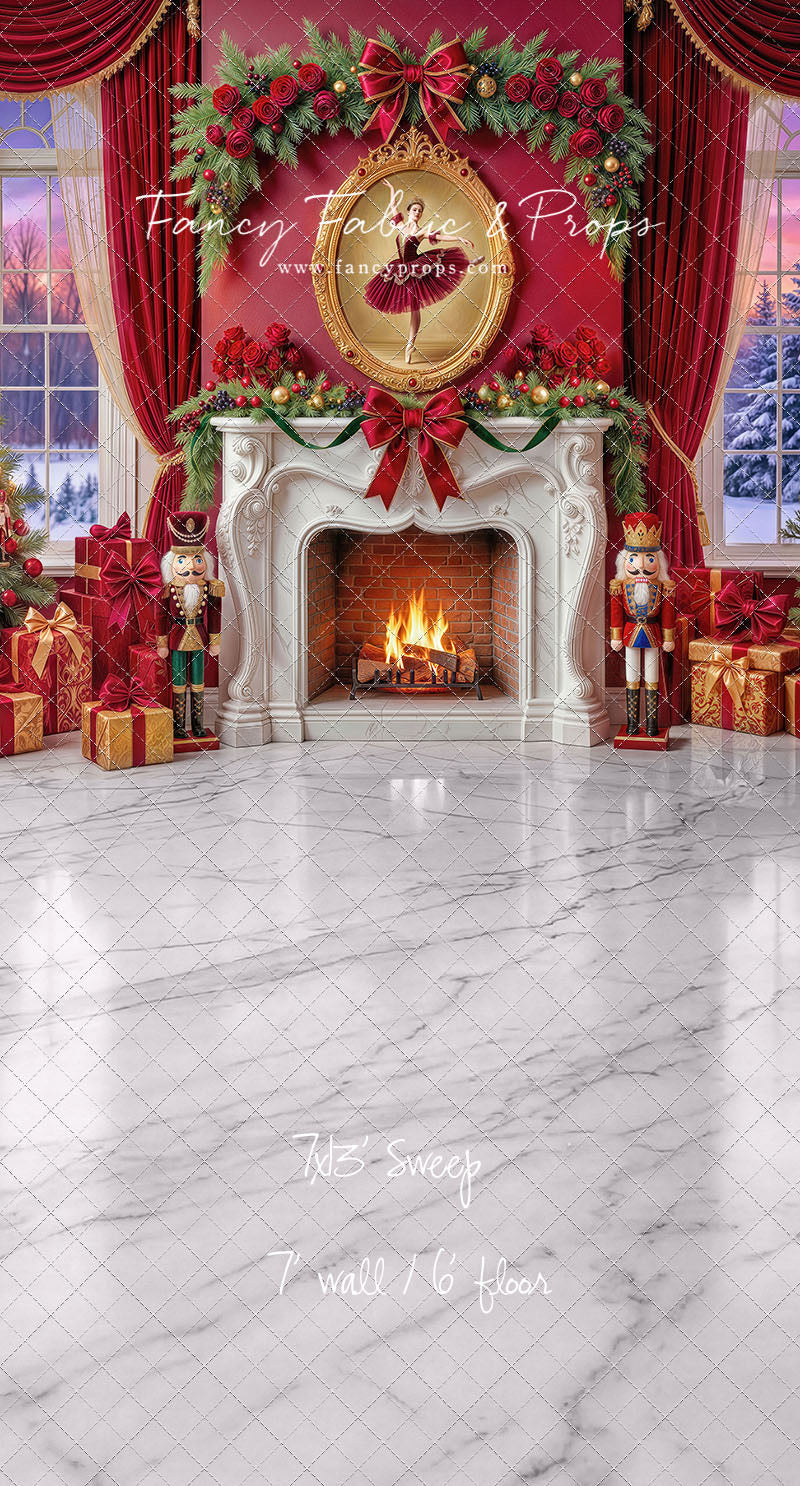 Scarlet Ballerina Christmas Room - with Sweep Option