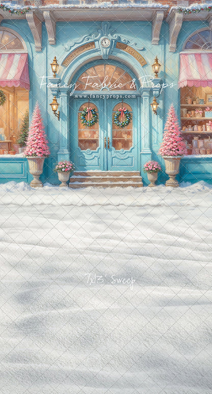 Snow-Kissed Winter Market - With Sweep Option