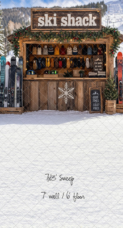 Snow Day Ski Shack - With Sweep Option