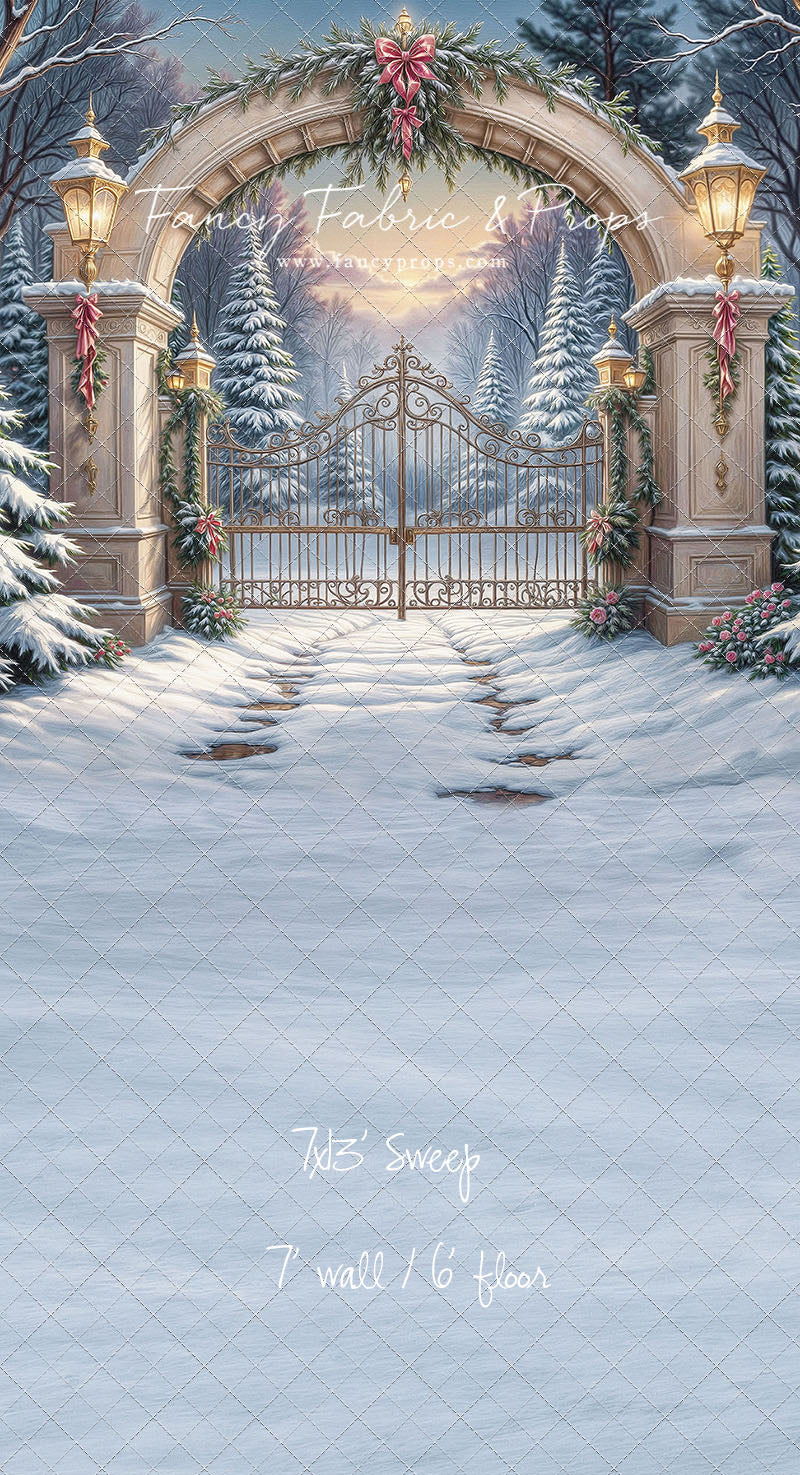 Snowfall At The Estate - with Sweep Option