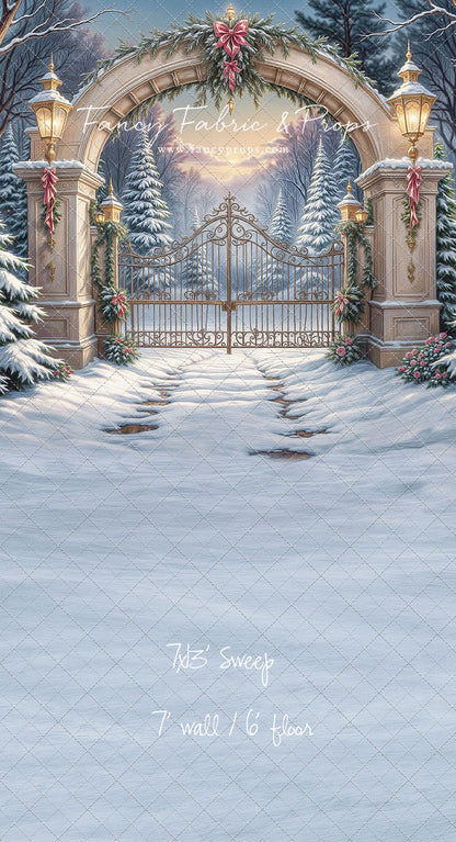 Snowfall At The Estate - with Sweep Option