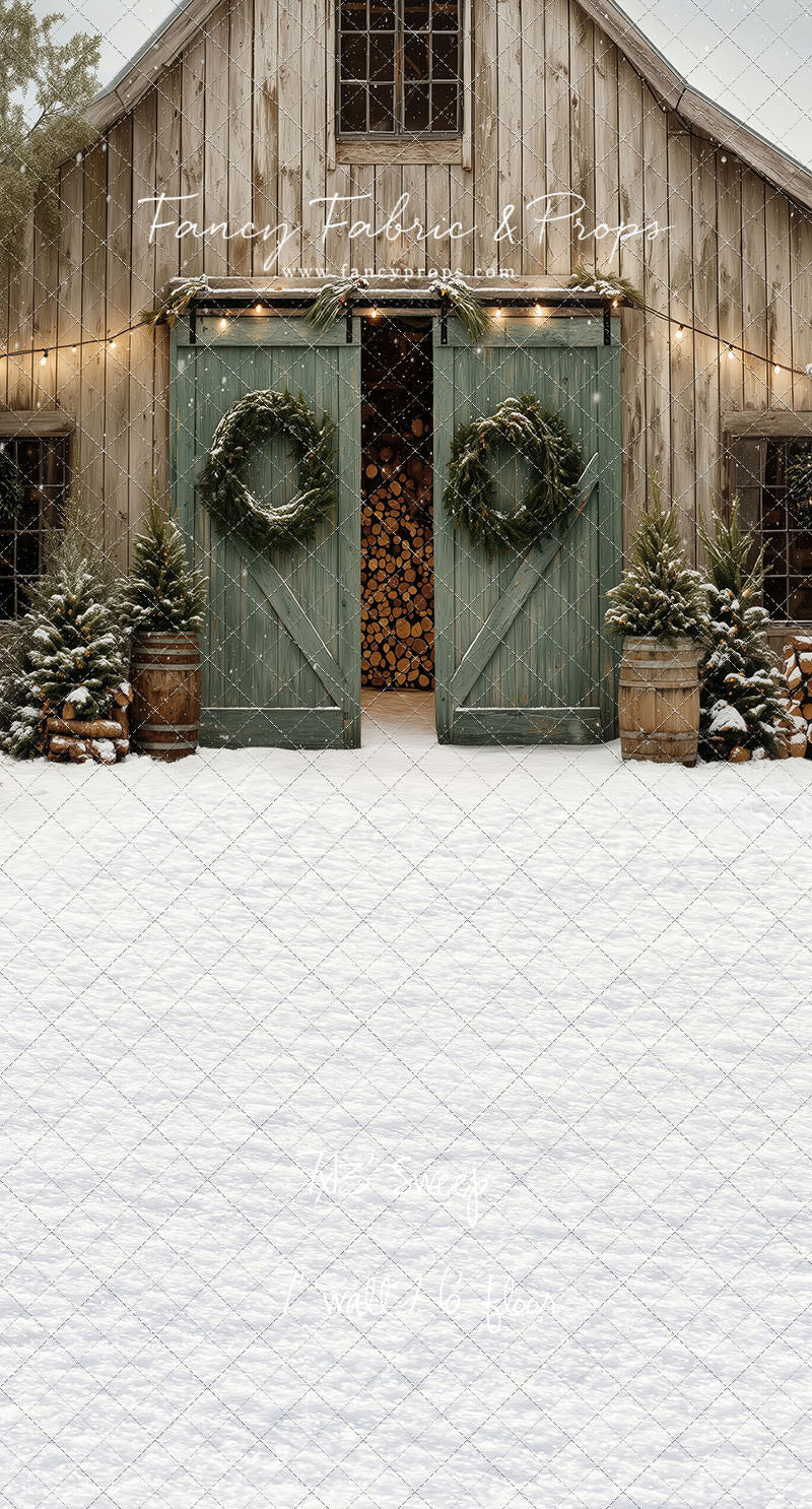 Snowfall Barn - with Sweep Option