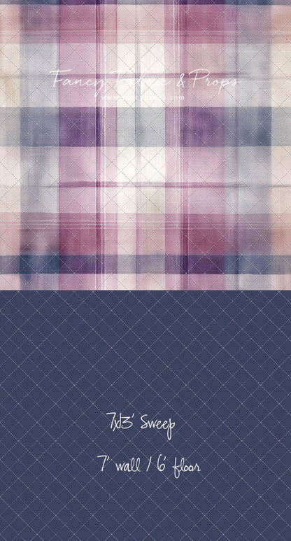 Soft Haze Tartan - With Sweep Option