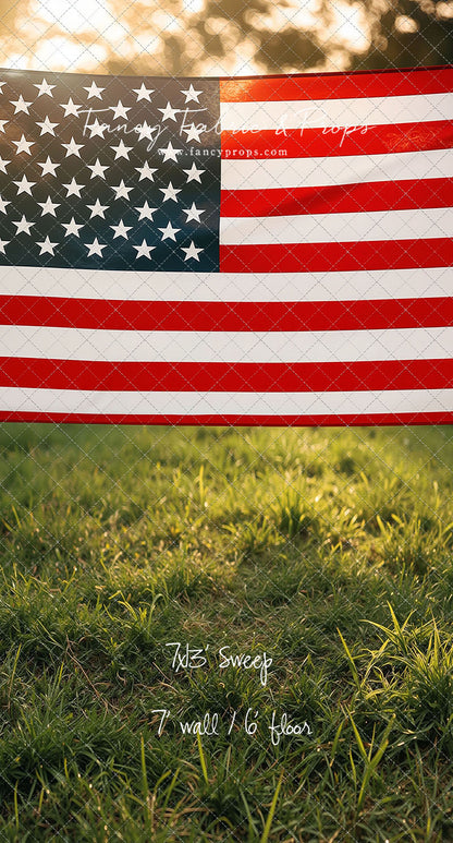 Stars & Stripes Sunset - With Sweep Option