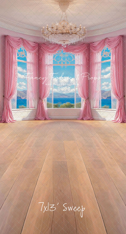 Summer Season Victorian Window - Wood Floor - With Sweep Option