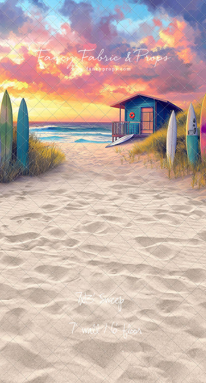 Sunset Surf Shack - With Sweep Option