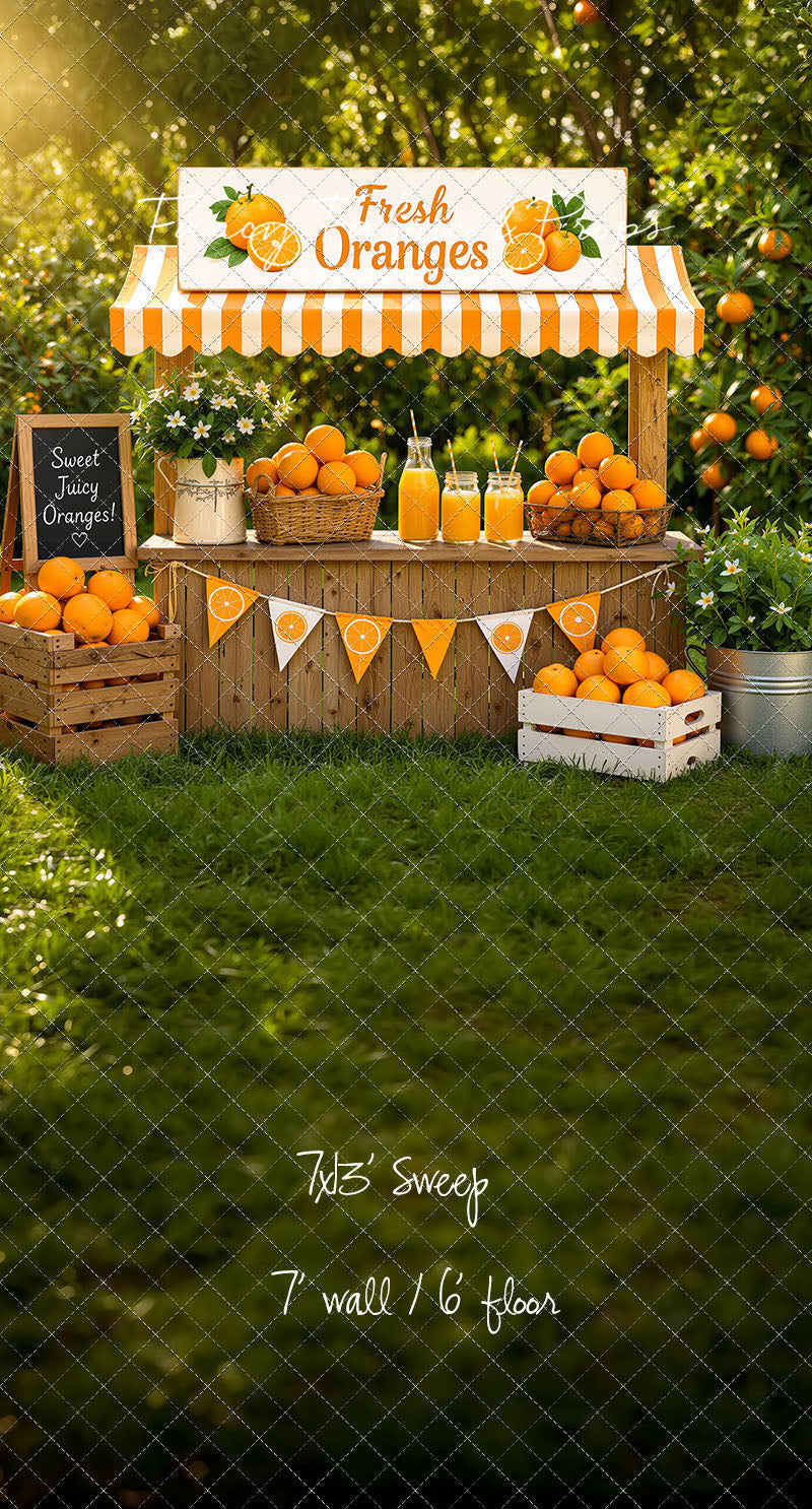 Sunshine Orange Stand - With Sweep Option