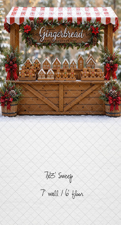 Sweet Spruce Gingerbread Stand - With Sweep Option