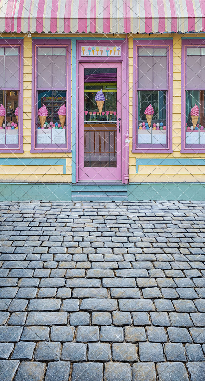 Sweet Summer Ice Cream Shop - With Sweep Option