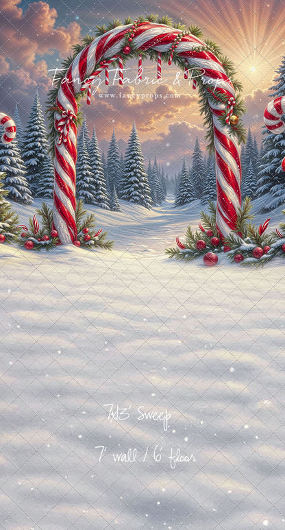 Sweet Trail To Santa - with Sweep Option