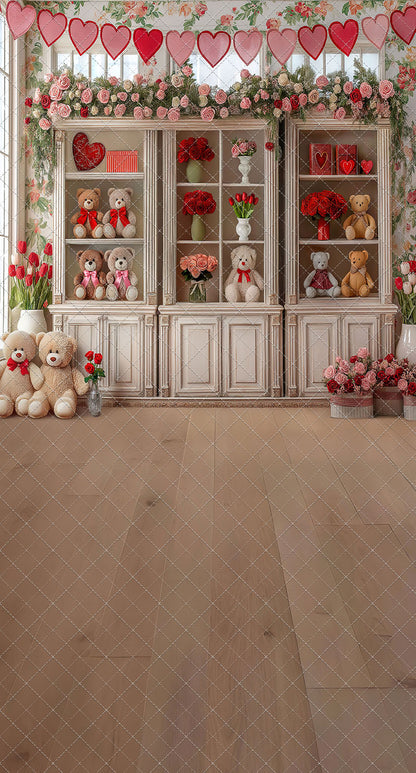 Teddy's Sweetheart Corner - With Sweep Option