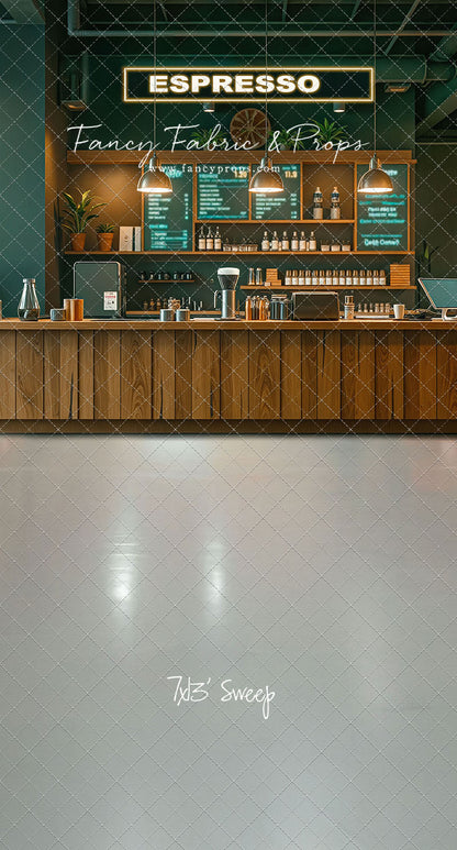 The Coffee Spot - White Floor Version - With Sweep Option