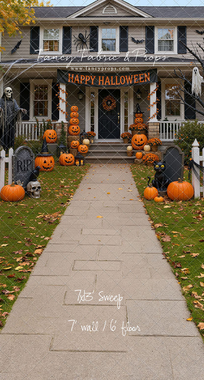 Trick or Treat Stop - With Sweep Option