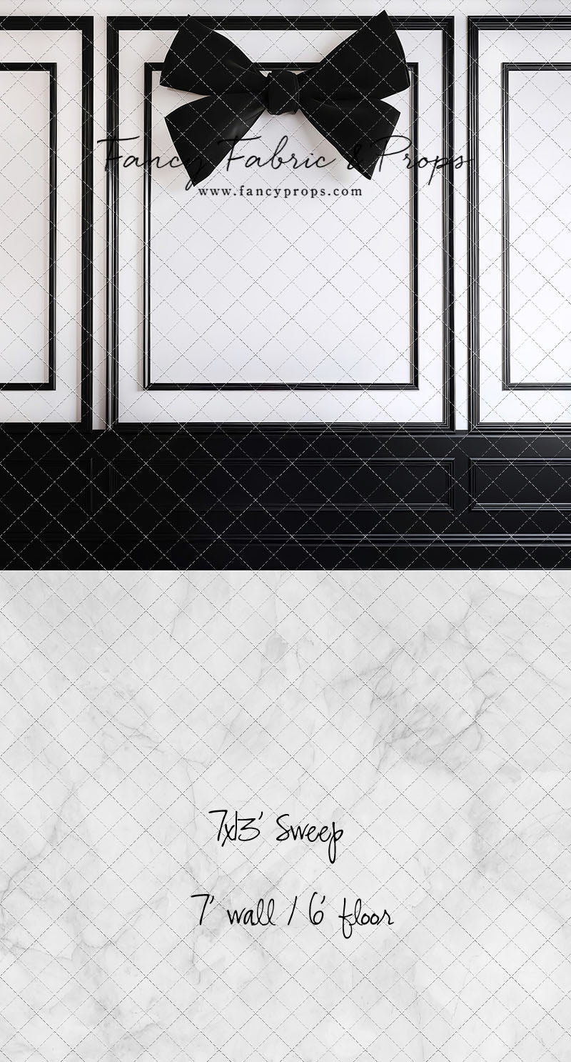 Uptown Chic - White Marble Floor - With Sweep Option