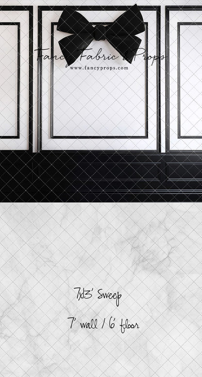 Uptown Chic - White Marble Floor - With Sweep Option