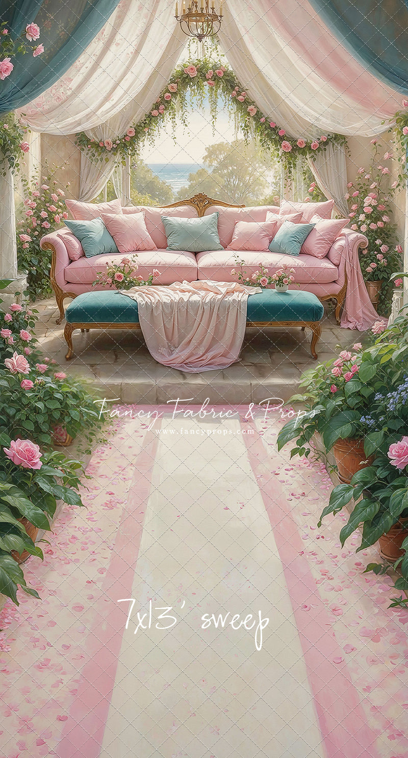 Versailles Rose Terrace - With Sweep Option