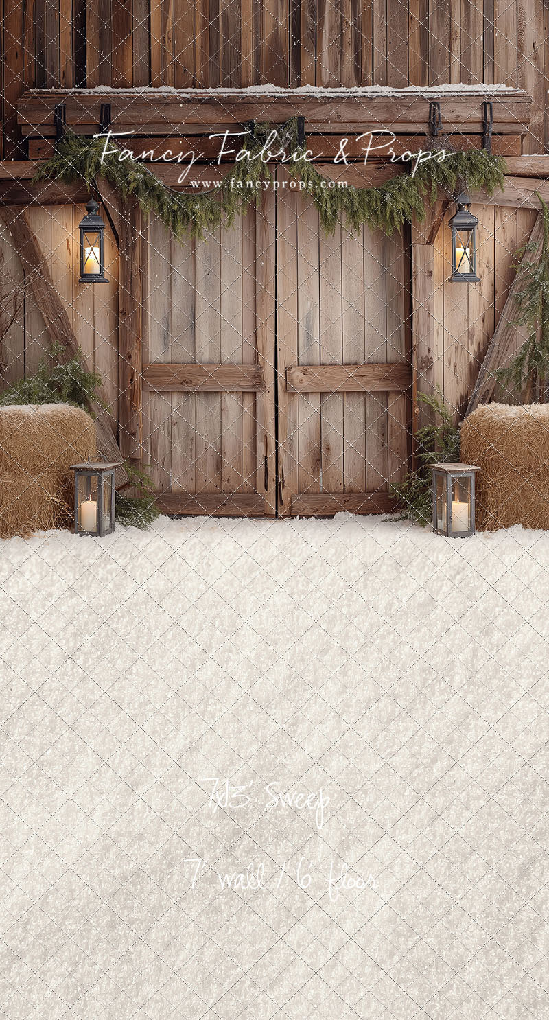 Winter Barn Entry - with Sweep Option