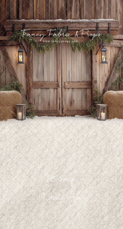 Winter Barn Entry - with Sweep Option