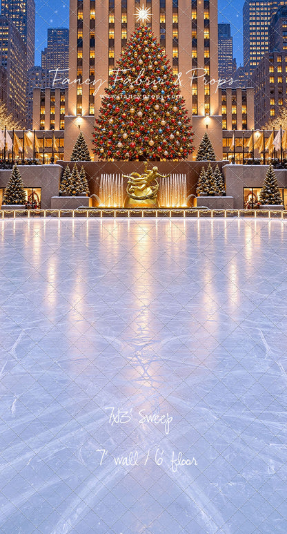 Wintertime Skating Rink - with Sweep Option