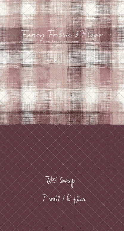 Woven Mauve - With Sweep Option