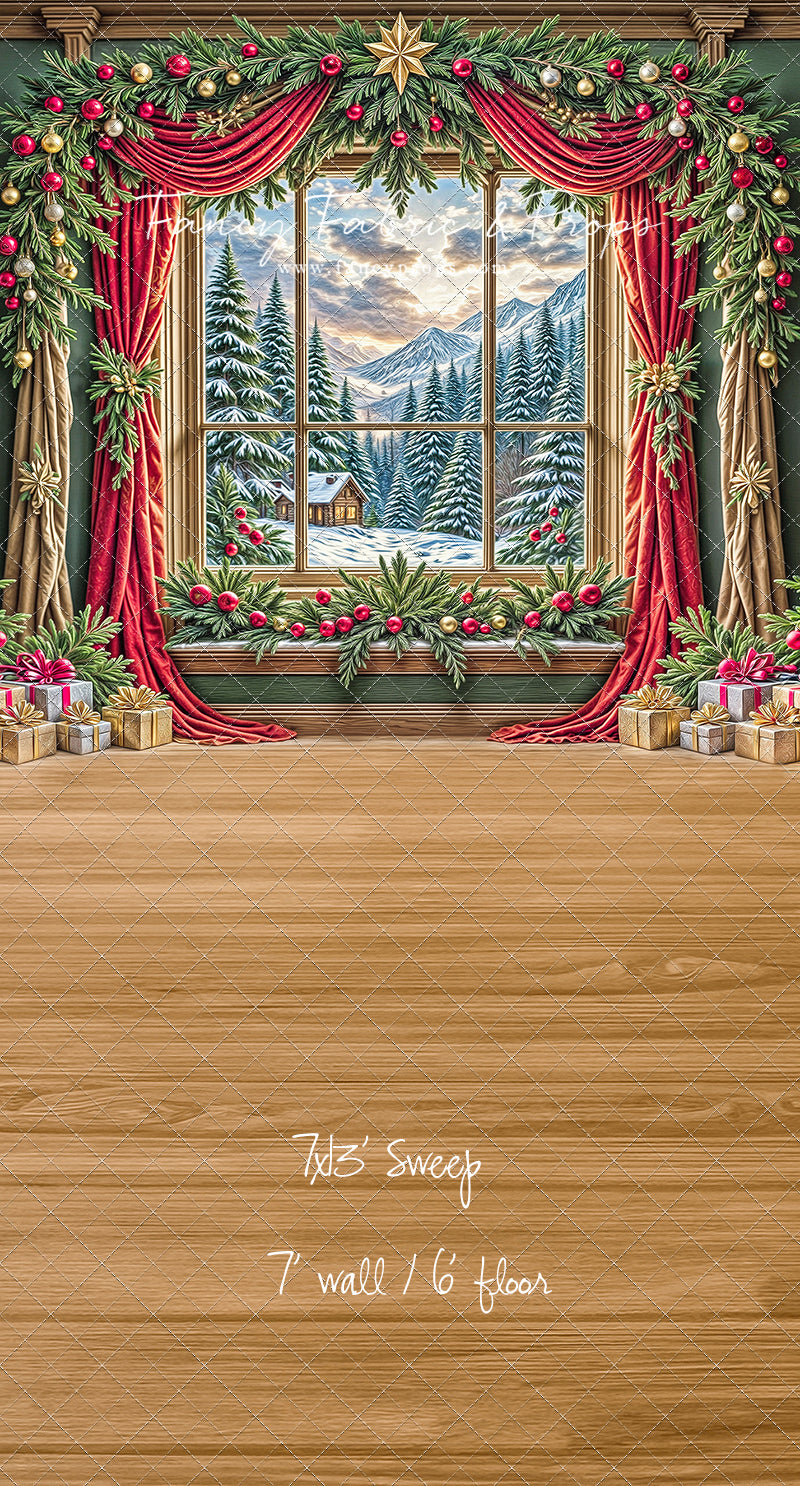 Yuletide Bloom View - with Sweep Option