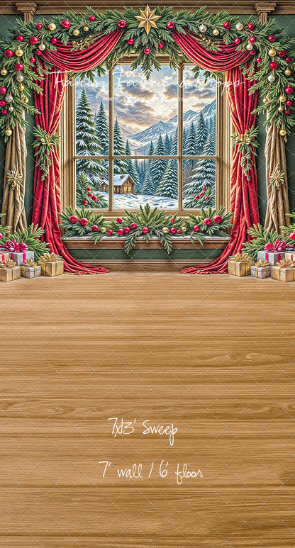 Yuletide Bloom View - with Sweep Option