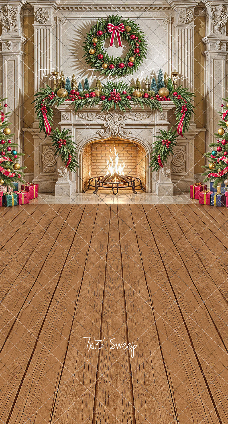 Yuletide Hearth - with Sweep Option
