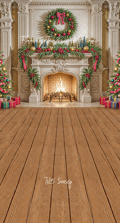 Yuletide Hearth - with Sweep Option
