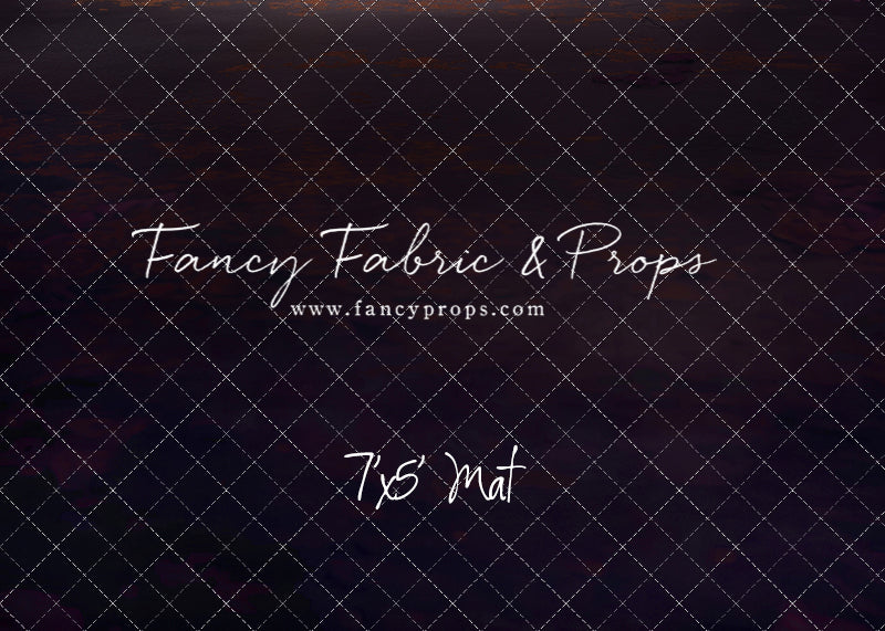 Moonlit Plum Petals Floor - Mat Floor