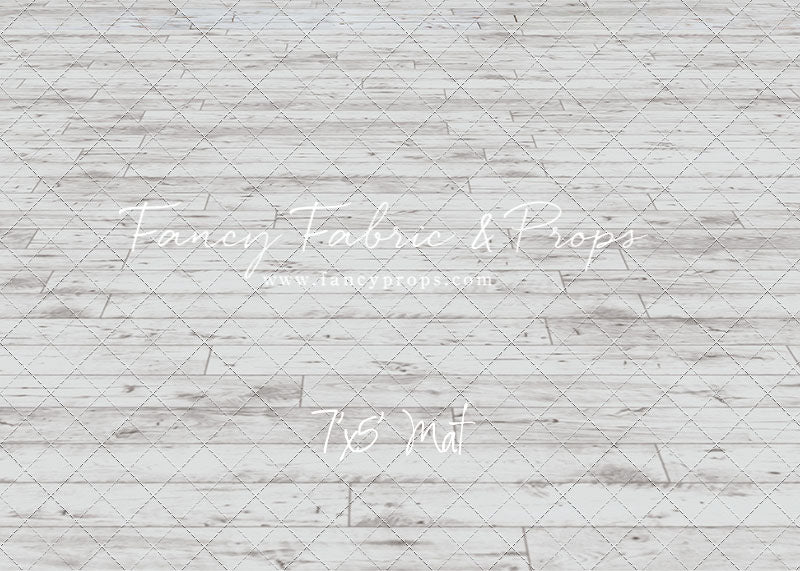 Winter White Wood - Mat Floor