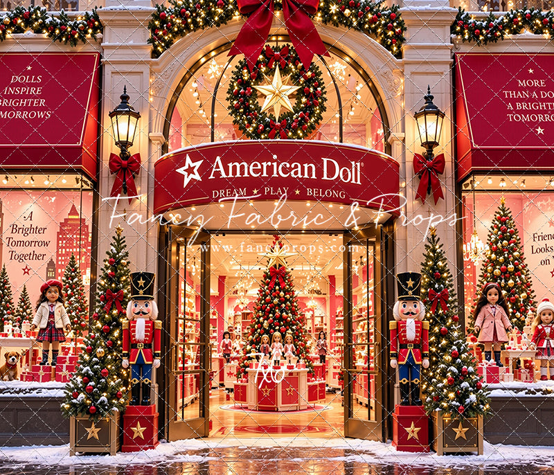 American Doll Holiday - With Sweep Option