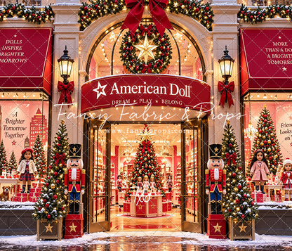 American Doll Holiday - With Sweep Option