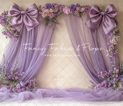 Amethyst Bow Blooms - With Sweep Option