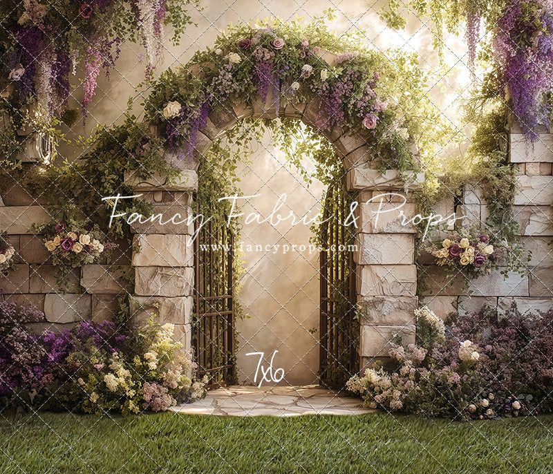 Amethyst Garden Gate - With Sweep Option