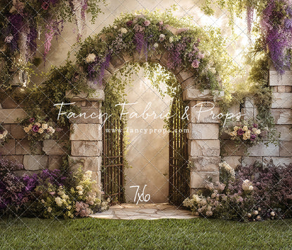 Amethyst Garden Gate - With Sweep Option