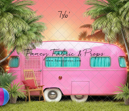 Barbie's Glamper Getaway - Grass Floor - With Sweep Option