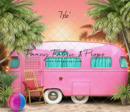 Barbie's Glamper Getaway - Sand Floor - With Sweep Option