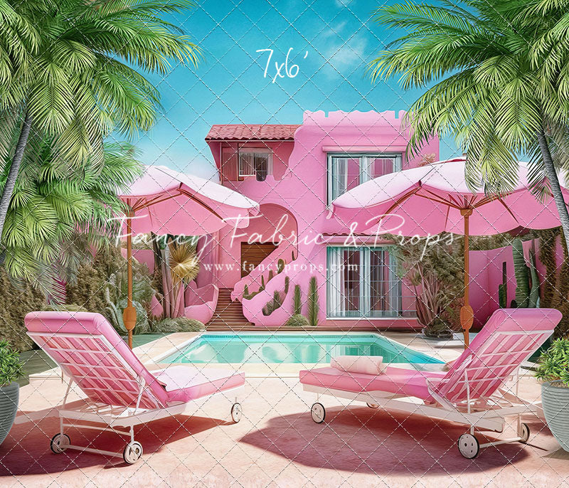 Barbie's Poolside Vacation - Pavement Floor - With Sweep Option