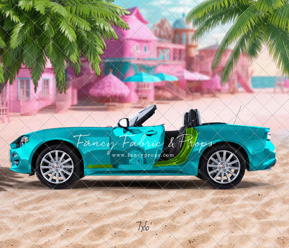 Beach Convertible -Teal Blue - With Sweep Option