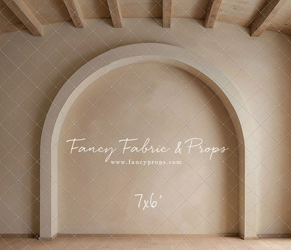 Beige Elegant Arch - Wood Floor - With Sweep Option