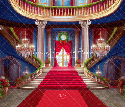 Belle's Royal Staircase - Red Carpet - With Sweep Option