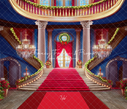 Belle's Royal Staircase -With Lights- Red Carpet - With Sweep Option